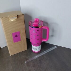 Stanley Hot Pink Insulated Tumbler with Handle